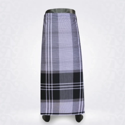 Black and White Grey Checked Cotton Lungi